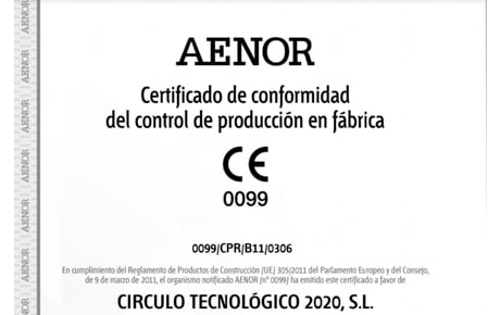 CIRTEC obtiene el marcado CE de los Betunes Modificados con Polvo de Neumático